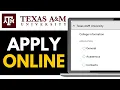 How to Apply for Texas A M University 2025 Detail Guide