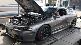 1997 Mitsubishi Eclipse Gsx Turbo AWD Dyno Pull