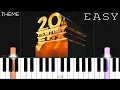 Download Lagu 20th Century Fox Theme | EASY Piano Tutorial