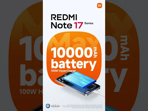 REDMI Note 17 Series 10000mAh Battery