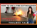 How to Use a Fire Extinguisher The PASS Method Demonstration