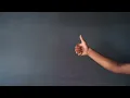 Thumbs Up Gesture Stock