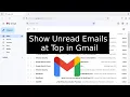 How to Keep Unread Emails at Top in Gmail
