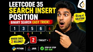 LeetCode 35 Master Binary Search Search Insert Position Explained