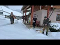 Lagu Rural life of a young family among the winter mountains❄️The biggest snow in the Carpathians