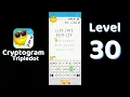 Cryptogram Tripledot Level 30 Answer SolutionGuruji
