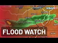 Flood Watch extended through Tuesday see when relief finally arrives