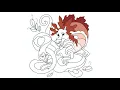 Chinese new year coloring pages