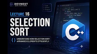 Complete C Course Selection Sort