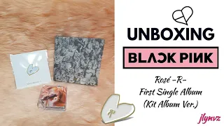 unboxing ros r first single album kit album ver 