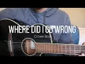 How to Play Where Did I Go Wrong by Crowe Boys - Guitar Tutorial (easy)