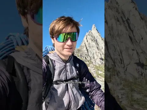 Solo Climbing an alpine peak with @COROSGlobal