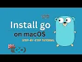 How to install go on macOS specific version step-by-step