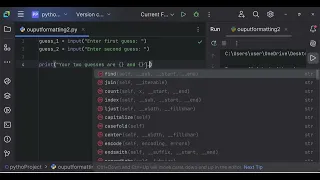 Beginner Python Tutorial Formatting output using format