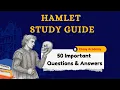 Hamlet Study Guide 50 Important Questions Answers