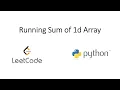 Leetcode - Running Sum of 1d Array Python