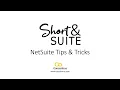 Short Suite Set Up a Workflow in NetSuite to Prevent Record Saving and Show a Popup
