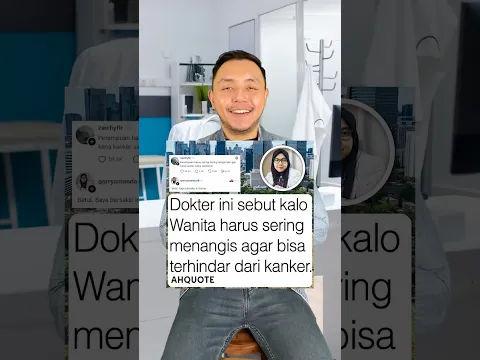 Dokter bilang wanita HARUS sering nangis biar gak kena kanker? #shorts