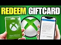 How To Redeem Xbox Gift Card Code on Xbox App Mobile