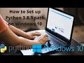 Add Python 3 8 to Path in Windows 10 2020 Edition