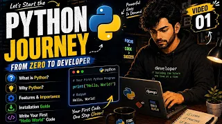 Learn Python From Scratch What is Python Installation First Code Ep 1