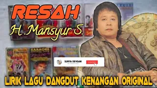 resah mansyur