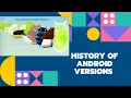 Android Framework - History of Android versions