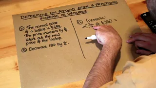 Determine an amount after a fractional increase or decrease
