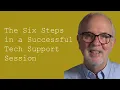 The Six Steps in a Successful Tech Support Session Customer Service Training 101