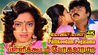 Pallikoodam Pogalama 4K Video Song | Koyil Kaalai | Vijayakanth | Kanaka | Ilaiyaraaja | கோயில் காளை
