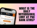 What is the daily wit rawal limit at PNC Bank ATMs