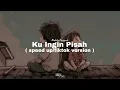 Nabila Taqiyyah - Ku Ingin Pisah [ speed up/tiktok version ]