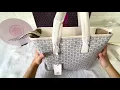 Tory Burch Gemini Link Canvas Small Top-Zip Tote Bag by springflingmnlph