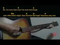 Knox - Sad Song Easy Guitar Chord & Lyrics (cover)