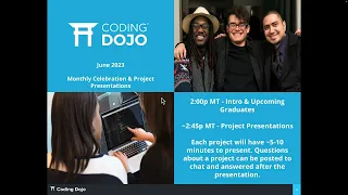 Coding Dojo June2023 FT Online Graduation Ceremony