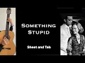 Download Lagu Something stupid (Carson Parks), Guitar lesson, sheet and Tab