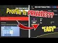 HOW TO CHECK A PRIVATE FORTNITE TRACKER PROFIL FAST AND EASY TUTORIAL