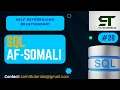 SQL AF-SOMALI WAA MAXAY SELF REFERENTIAL RELATIONSHIP
