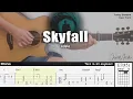 Download Lagu Skyfall - Adele | Fingerstyle Guitar | TAB + Chords + Lyrics