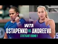 Jelena Ostapenko vs Mirra Andreeva 2026 Stuttgart Round 1 WTA Match Highlights