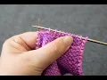 How to work a p2tog-tbl purl 2 stitches together through the back loop