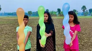 outdoor fun with Rocket Balloon and learn colors for kids by I kids episode -487.