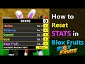 How to Reset STATS in Blox Fruits Get STATS Reset in Blox Fruits