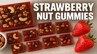 How to Make Strawberry Nut Gummies Healthy and Delicious Homemade Treats