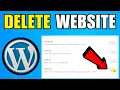 How To Delete WordPress Website And Start Over 2026 Complete Guide
