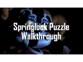 SPOILERS Walkthrough How to Beat the Night 4 Springlock Puzzle FNaF Sister Location PC Part 9