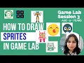 Free Coding course for kids Game Lab full tutorial Session 3 How to create Sprites Code org