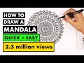 how to draw MANDALA ART for beginners Vijayta Sharma