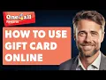 How To Redeem Use One4all Gift Card Online Full 2025 Guide