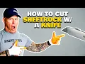 How To Cut Drywall or Sheetrock With A Knife Cutting Sheet Rock HACKS